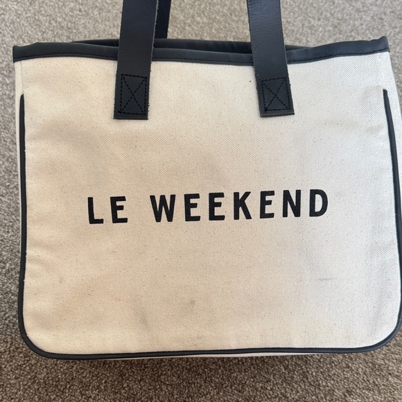 “Le Weekend” canvas tote - Picture 2 of 6